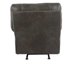 Tambo Pewter Faux Leather Rocker Recliner -Furniture Haven Shop 810594596 2