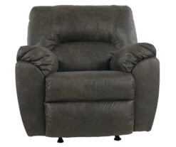 Tambo Pewter Faux Leather Rocker Recliner
