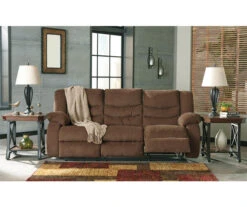 Tulen Chocolate Reclining Sofa -Furniture Haven Shop 810594622 3
