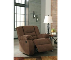 Tulen Chocolate Rocker Recliner -Furniture Haven Shop 810594624 3