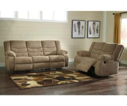 Tulen Mocha Reclining Loveseat -Furniture Haven Shop 810594625 810594629 2 1