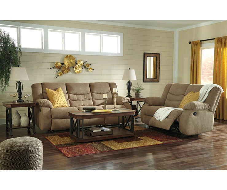 Tulen Mocha Reclining Sofa 4 Tulen Mocha Reclining Sofa - Image 4