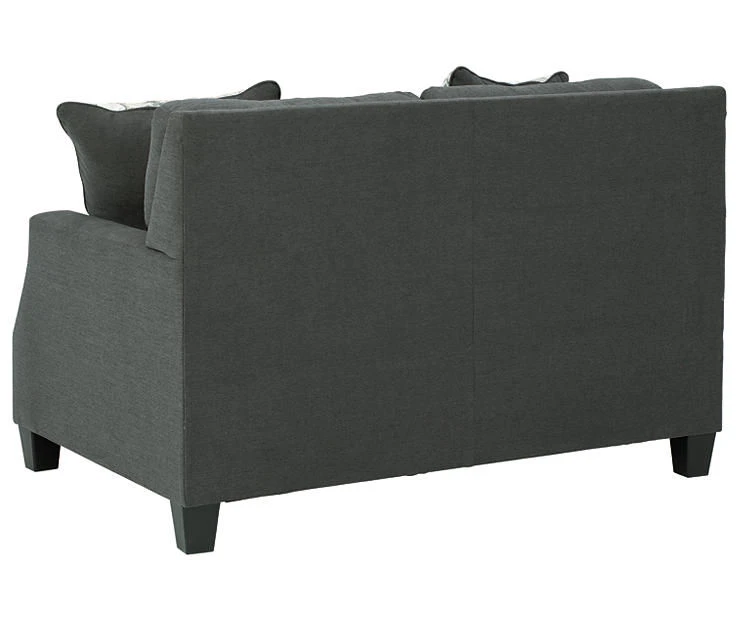 Bayonne Charcoal Loveseat 4 Bayonne Charcoal Loveseat - Image 4