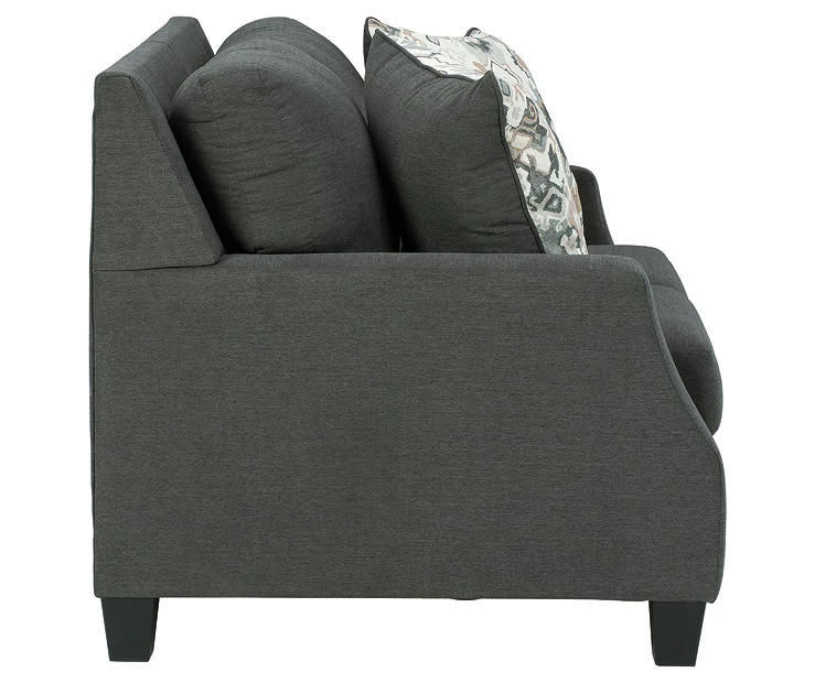 Bayonne Charcoal Loveseat 3 Bayonne Charcoal Loveseat - Image 3