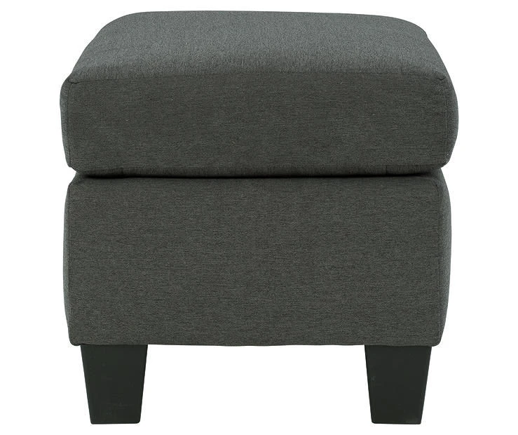 Bayonne Charcoal Ottoman 4 Bayonne Charcoal Ottoman - Image 4