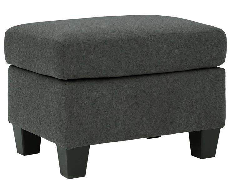 Bayonne Charcoal Ottoman 1 Bayonne Charcoal Ottoman