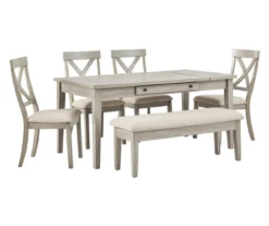 Parellen Storage Dining Table 13 Parellen Storage Dining Table -Furniture Haven Shop 810599558