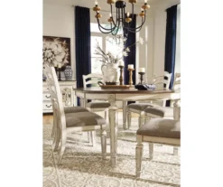 Raelyn Oval Extension Leaf Dining Table -Furniture Haven Shop 810599594