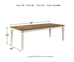 Raelyn Rectangular Extension Leaf Dining Table -Furniture Haven Shop 810599595 10