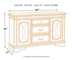 Raelyn Dining Server -Furniture Haven Shop 810599611 6
