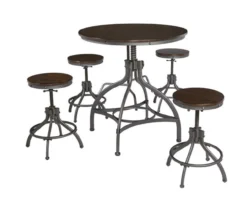 Odium 5-Oiece Counter-Height Dining Set -Furniture Haven Shop 810599623 5