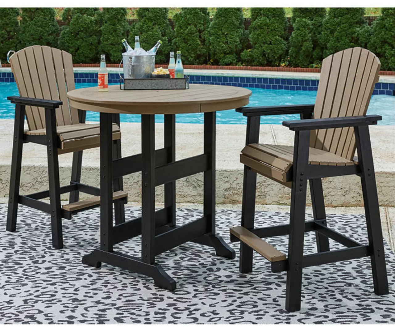 Fairen Trail Wood Look Bar-Height Dining Table 4 Fairen Trail Wood Look Bar-Height Dining Table - Image 4