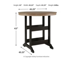 Fairen Trail Wood Look Bar-Height Dining Table 11 Fairen Trail Wood Look Bar-Height Dining Table -Furniture Haven Shop 810607984 4