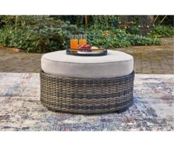 Harbor Court All-Weather Wicker Cushioned Patio Ottoman -Furniture Haven Shop 810607992 3