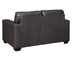 Morelos Gray Leather Loveseat -Furniture Haven Shop 810610794 A0 2