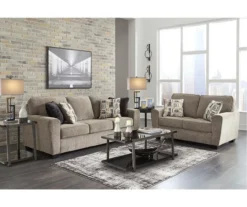 McCluer Mocha Loveseat -Furniture Haven Shop 810610806 810610807 A0