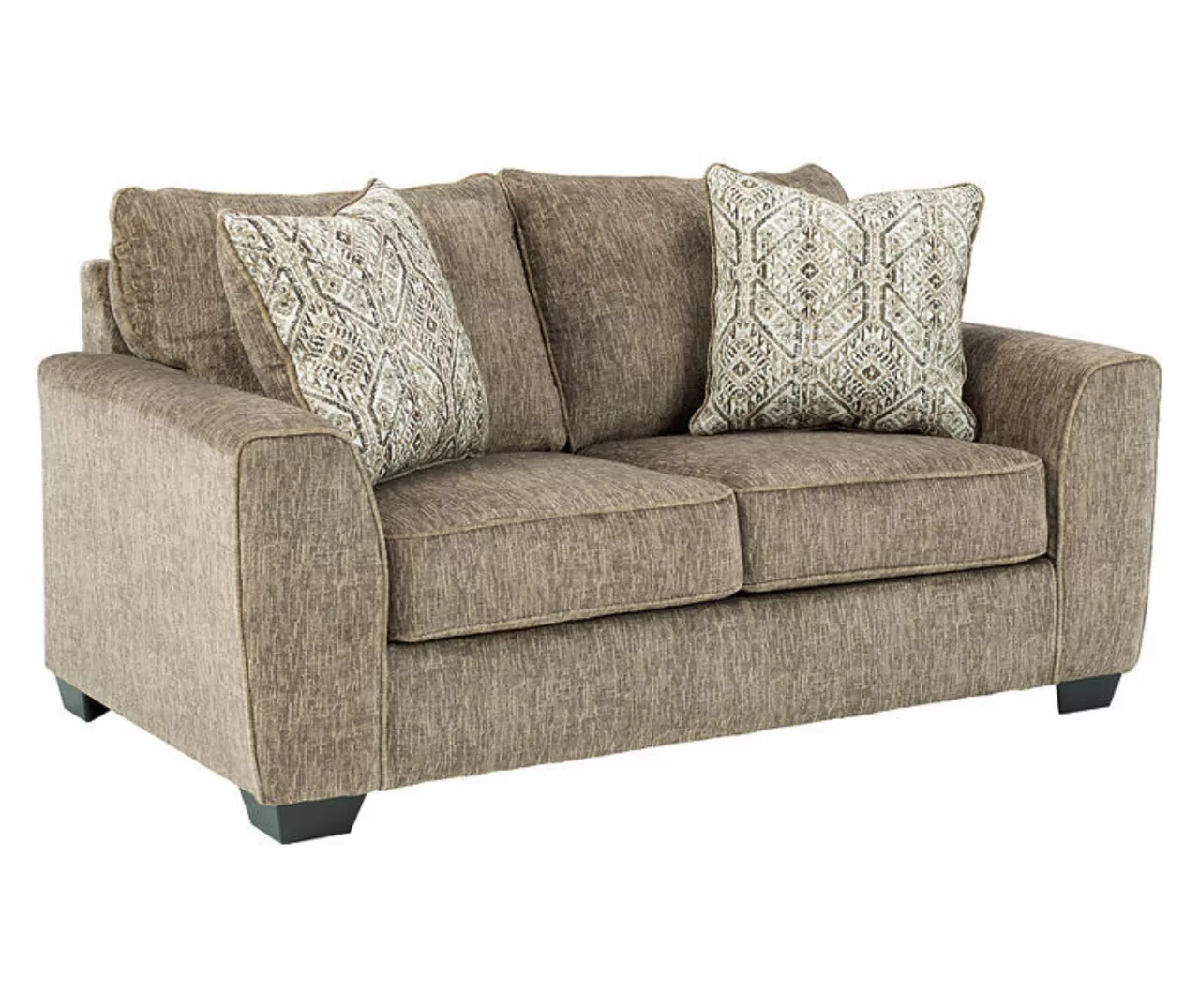 Olin Chocolate Brown Loveseat 2 Olin Chocolate Brown Loveseat - Image 2