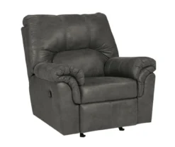 Bladen Slate Faux Leather Rocker Recliner -Furniture Haven Shop 810612227 3