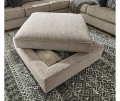 Bovarian Stone Storage Ottoman -Furniture Haven Shop 810612233 2