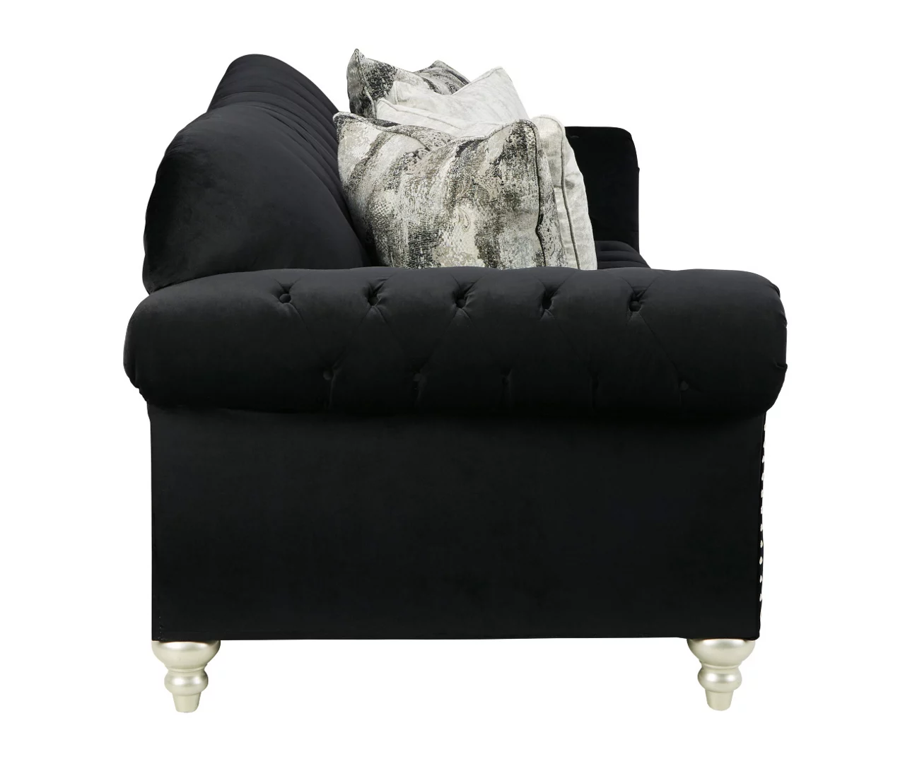 Harriotte Black Sofa 3 Harriotte Black Sofa - Image 3