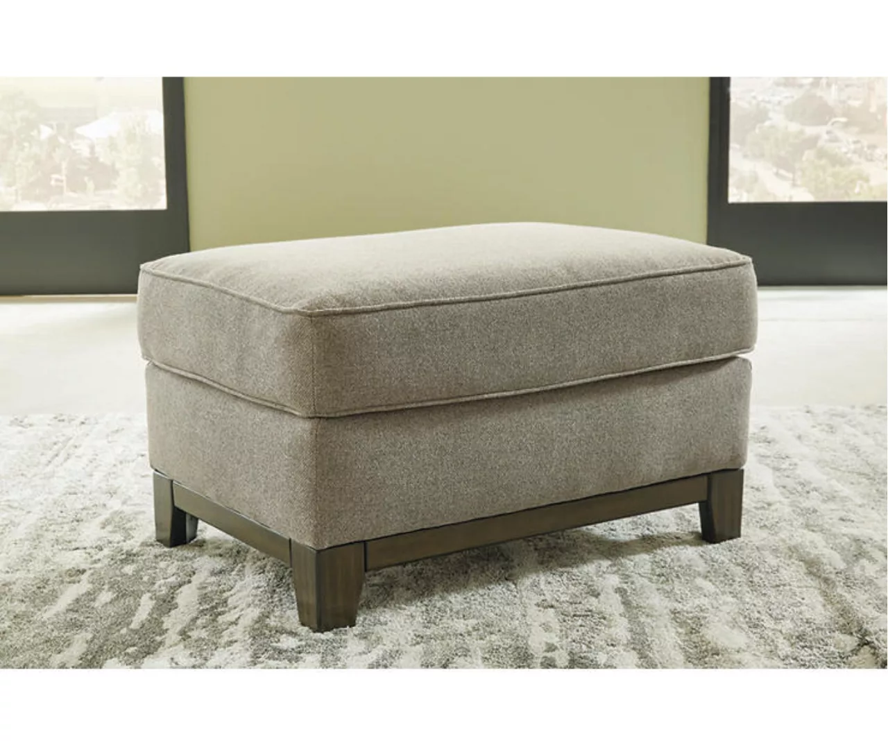 Kaywood Gray Ottoman 2 Kaywood Gray Ottoman - Image 2