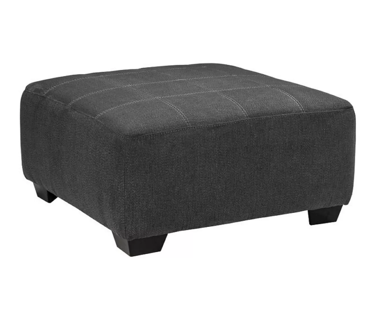 Ambee Gray Oversize Accent Ottoman 1 Ambee Gray Oversize Accent Ottoman