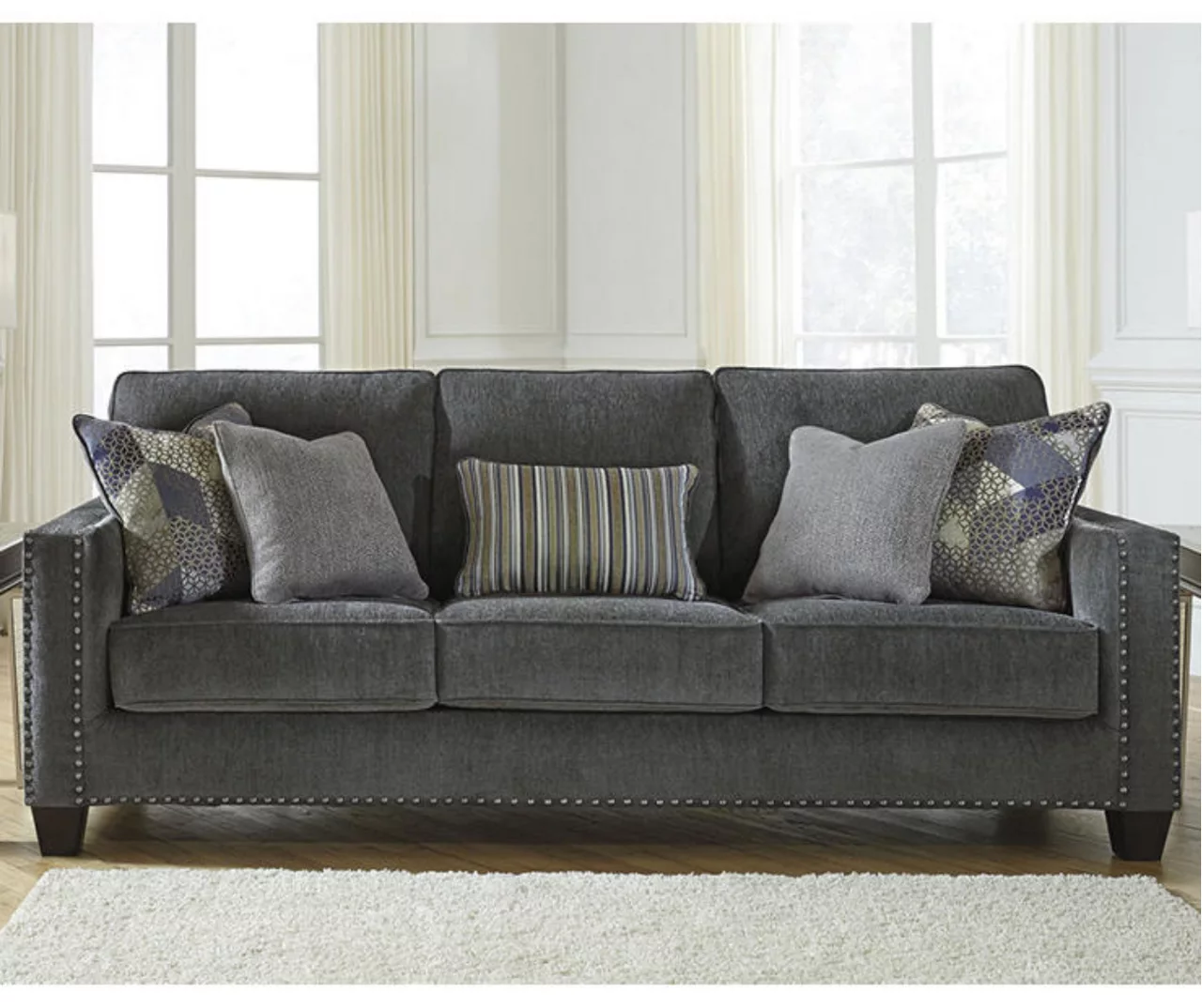 Gavril Smoky Gray Sofa 2 Gavril Smoky Gray Sofa - Image 2