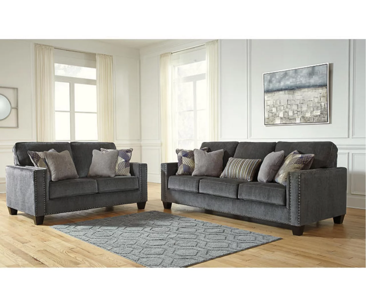 Gavril Smoky Gray Sofa 4 Gavril Smoky Gray Sofa - Image 4