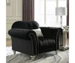 Harriotte Black Armchair -Furniture Haven Shop 810612310 1
