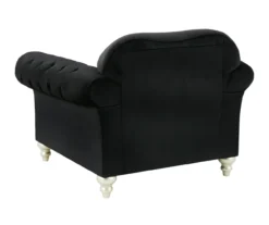 Harriotte Black Armchair -Furniture Haven Shop 810612310 2