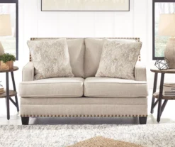 Claredon Beige Loveseat -Furniture Haven Shop 810612332 4