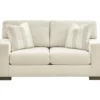 Maggie White Loveseat