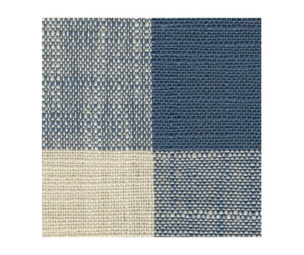 Meggett Blue & Beige Plaid Oversize Accent Ottoman 3 Meggett Blue & Beige Plaid Oversize Accent Ottoman - Image 3