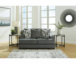 Lessinger Gray Loveseat -Furniture Haven Shop 810612401 5