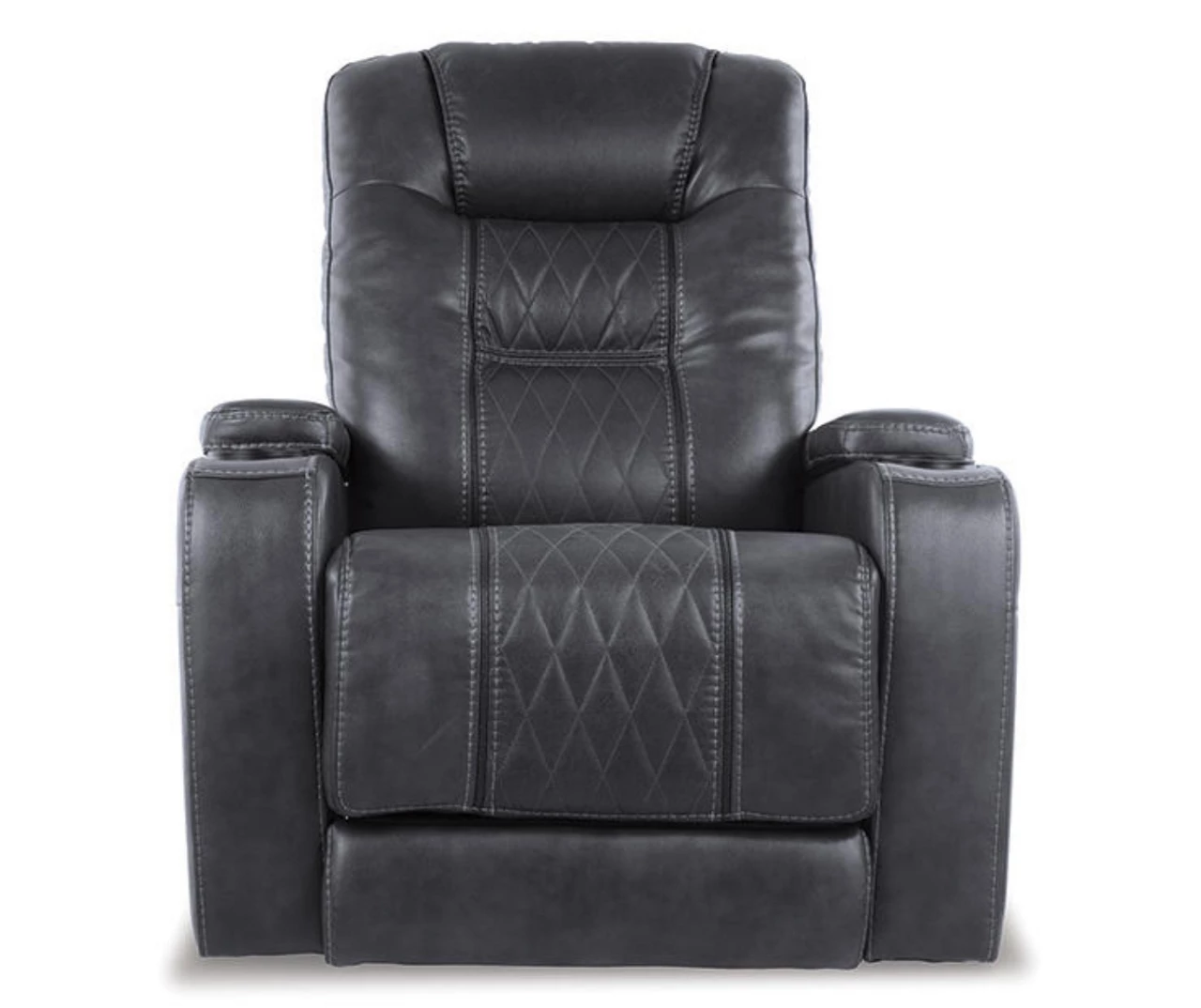 Composer Black Faux Leather Power Recliner 1 Composer Black Faux Leather Power Recliner