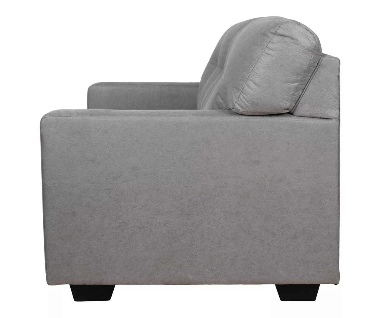 Battstone Graphite Faux Leather Loveseat 5 Battstone Graphite Faux Leather Loveseat - Image 5