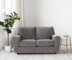 Arlis Gray Loveseat -Furniture Haven Shop 810613880 7