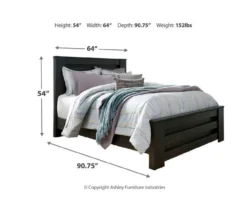 Brinxton Charcoal Full/Queen Headboard -Furniture Haven Shop 810614007 810458214 810614001 F0 4