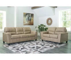 Tishen Pebble Sand Faux Leather Sofa 9 Tishen Pebble Sand Faux Leather Sofa -Furniture Haven Shop 810669841 A1 3