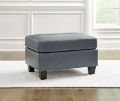 Signature Design By Ashley Genoa Leather Ottoman 19 Signature Design By Ashley Genoa Leather Ottoman -Furniture Haven Shop 810697957 A0 2