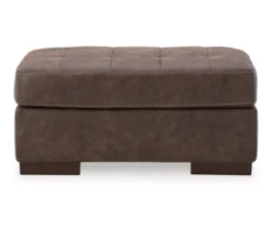Signature Design By Ashley Maderla Faux Leather Ottoman -Furniture Haven Shop 810697964 A0 3