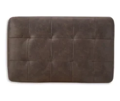 Signature Design By Ashley Maderla Faux Leather Ottoman -Furniture Haven Shop 810697964 A4 4