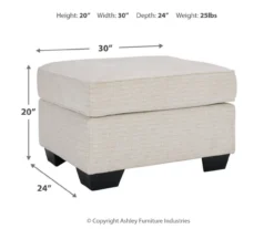 Signature Design By Ashley Cashton Ottoman 27 Signature Design By Ashley Cashton Ottoman -Furniture Haven Shop 810697991 A8
